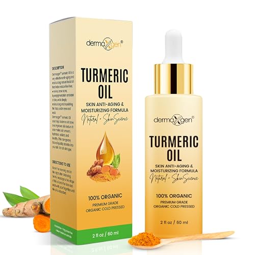 Organic Turmeric Oil for Skin Lightening – Turmeric Face Oil for - Product Imagery