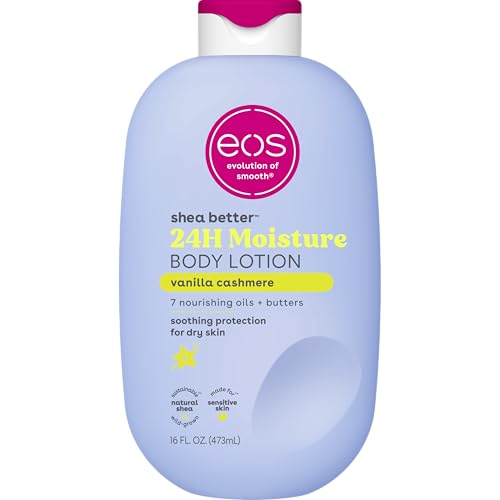 eos Shea Better Body Lotion- Vanilla Cashmere, 24-Hour Moistur... - eos Official Product View 1