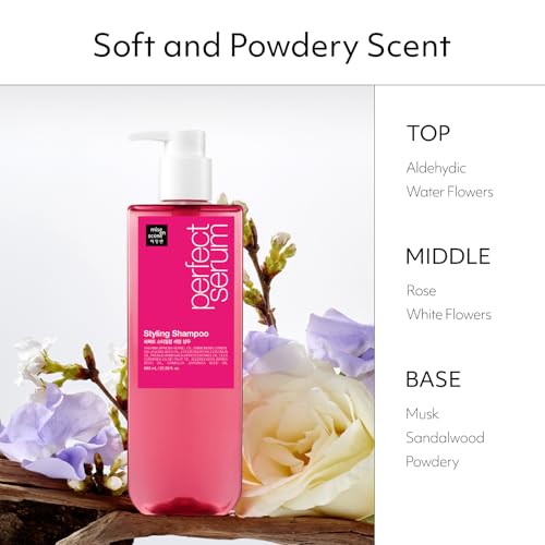 Mise En Scene Hair Perfume Shampoo - Perfect Styling Serum - Product Imagery
