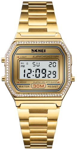MASTOP Women's Classic Simple Petite Electronic Quartz Watch - Product Imagery