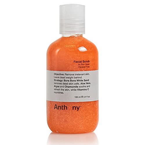 Anthony Face Scrub for Men, Facial Exfoliating Scrub, Vitamin C, 3.4 Fl Oz - Anthony Official Product View 1