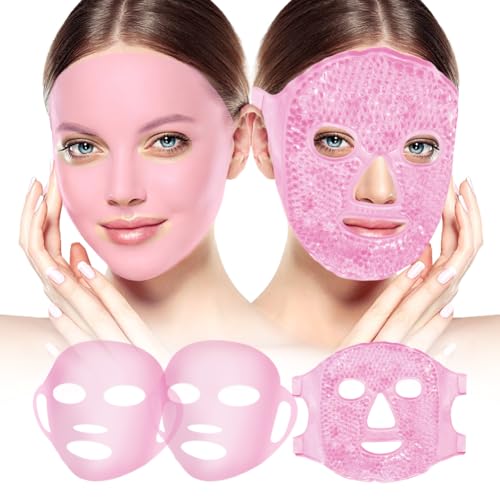 Silicone Face Mask Cover and Ice Face Pack Mask - Product Imagery