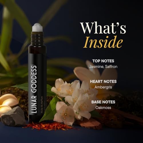 Aromafume Lunar Goddess Non Alcoholic Perfume Oil Roll-On, - Product Imagery