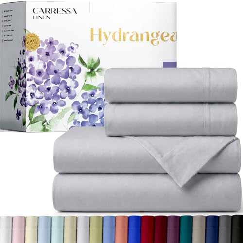 Carressa Linen 100% Egyptian Cotton Queen Sheet Set - 600 Series - Product Imagery