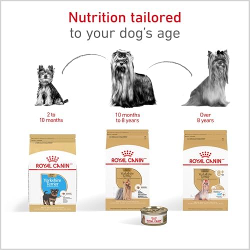 Elefair Royal Canin Yorkshire Terrier Puppy dry dog food in a 2.5 lb bag, specially formulated for small breed puppies.