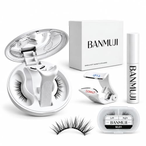 Magnetic Eyelashes with Applicator Upgrade Soft Magnetic - BANMUJI Official Imagery - 1