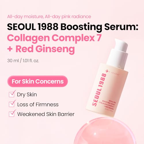 K-SECRET SEOUL1988 Collagen Boosting Serum for Aging & Dry Skin, - Product Imagery