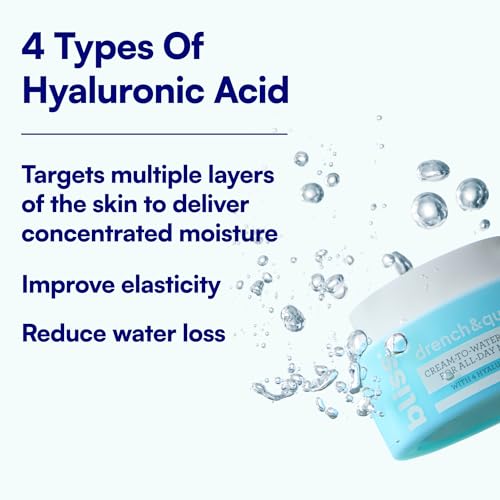 Bliss Drench & Quench Hyaluronic Acid Face Moisturizer - 1 Fl Oz - Product Imagery