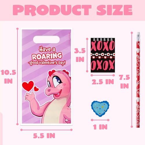 JOYIN 24packs Valentines Day Stationery Gifts, 96pcs Party Favor - Product Imagery