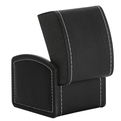 Luxury Single Watch Gift Box with Removable Pillow, PU Leather - Product Imagery