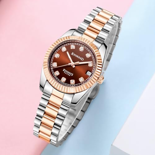 Classic Dress Watch for Women Crystal Accented Dial - Product Imagery