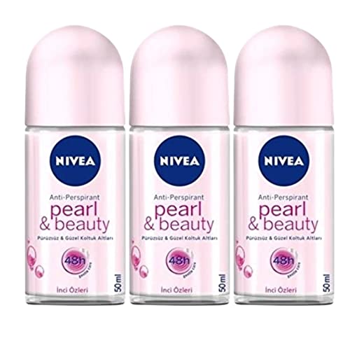 Nivea Women Deodorant Roll On Pearl & Beauty Pack of 3 - NIVEA Official Product View 1