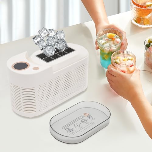 Small Countertop Ice Maker for RV, 12V Portable Ice Machine, 8 - Product Imagery