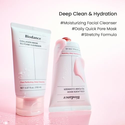 BIODANCE Collagen Mask To Foam Cleanser, 2-in-1 Pore Care and - Product Imagery