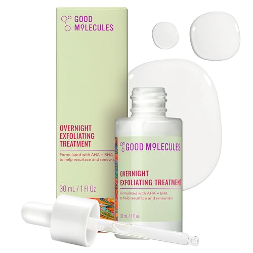 Good Molecules Overnight Exfoliating Treatment, AHA BHA - Product Imagery
