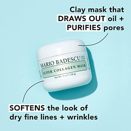Mario Badescu Super Collagen Mask, Clay Mask Face Skin Care - Product Imagery