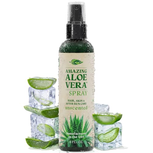 Green Leaf Naturals Aloe Vera Spray, After Sun Care for Face, - Product Imagery