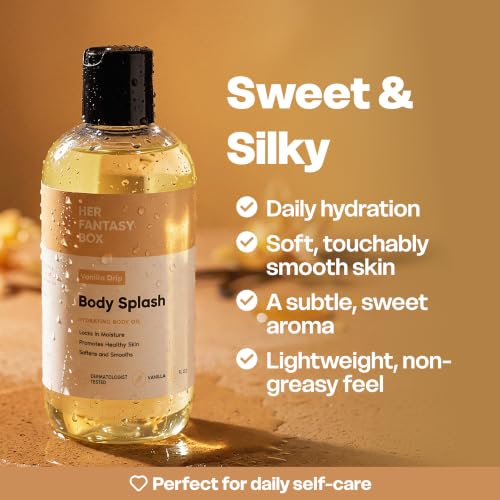 Her Fantasy Box | Body Splash Vanilla Drip Fragrance Oil – Warm - Product Imagery
