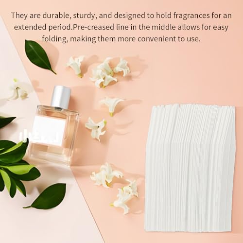 100 Pcs Perfume Tester Strips White Fragrance Blotter Test - Product Imagery