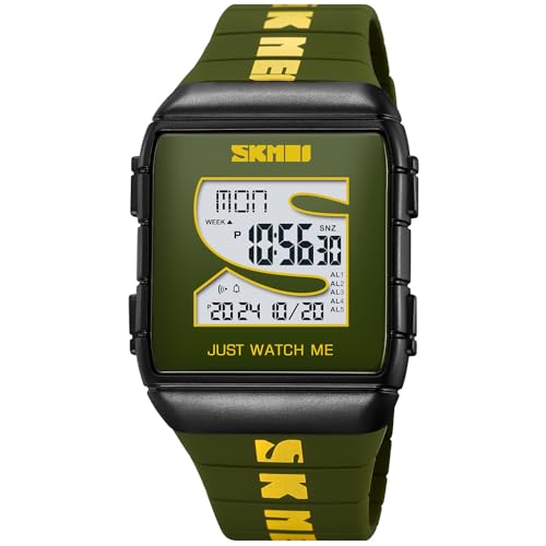 Unisex Waterproof Digital Watch Casual Electronic Wristwatch - Product Imagery