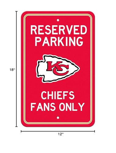 FANMATS NFL - Kansas City Chiefs Team Color Reserved Parking - Product Imagery