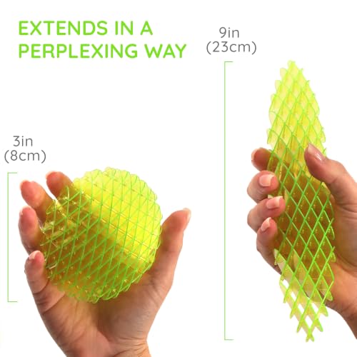 Morf Worm 3D Sensory Fidget Toy for Kids and Adults, Green, Small - Product Imagery