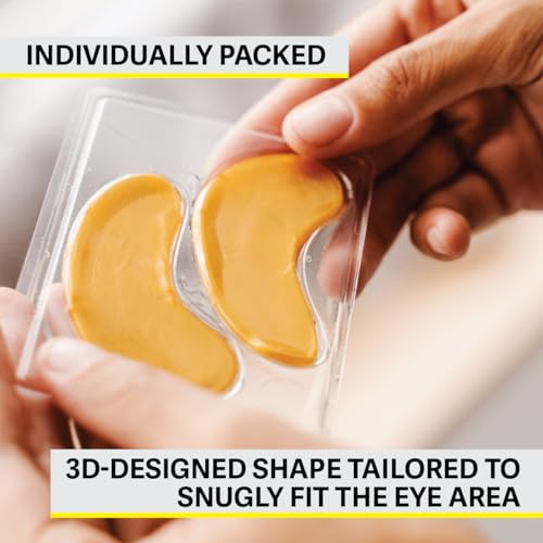 ZEST 50 Pairs 24k Gold Gel Crystal Collagen Eye Mask - Under Eye - Product Imagery