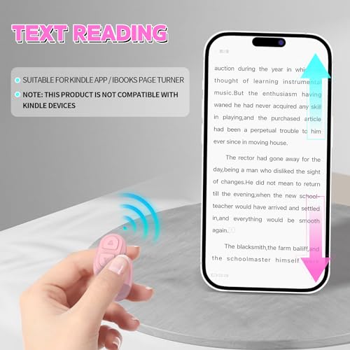 TikTok Scrolling Ring Remote, Bluetooth Page Turner for - Product Imagery