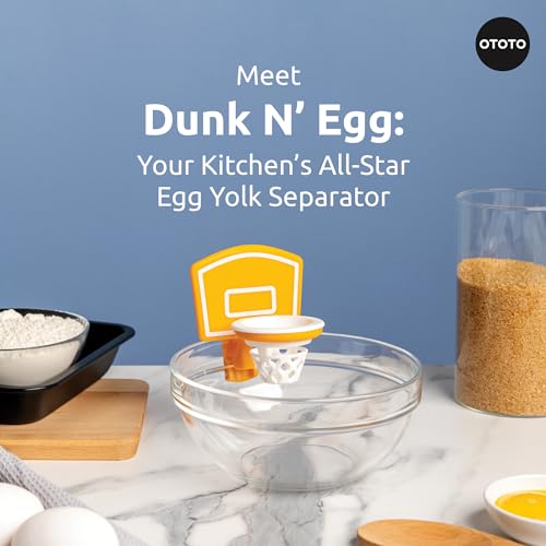 OTOTO Dunk N' Egg Yolk Separator Funny, Unique Kitchen Gadgets, - Product Imagery