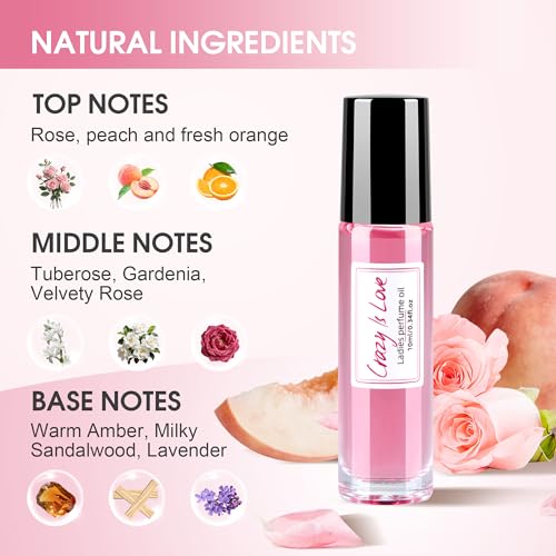 Pheromones Perfumes for Women, Roll On Perfume Oil Long Lasting, - Product Imagery