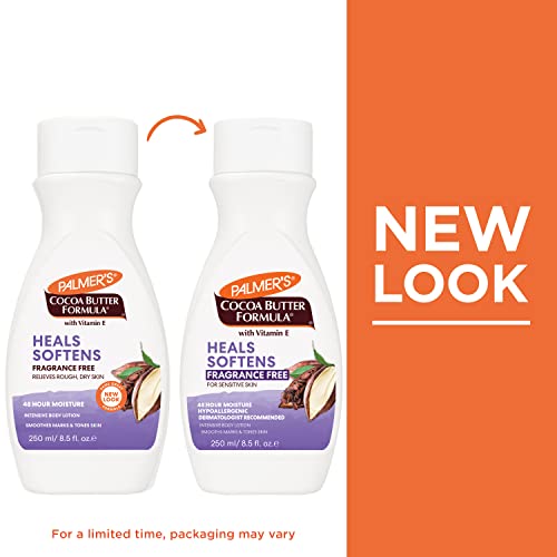 Palmer's Fragrance Free Body Lotion, Cocoa Butter Formula (8.5 - Product Imagery