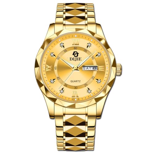 Men Women Stainless Steel Quartz Watch, Business Dress Wrist - Product Imagery