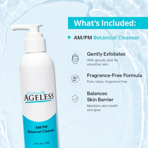 Instantly Ageless AM/PM Botanical Cleanser & Moisture Lift Bundle - Product Imagery