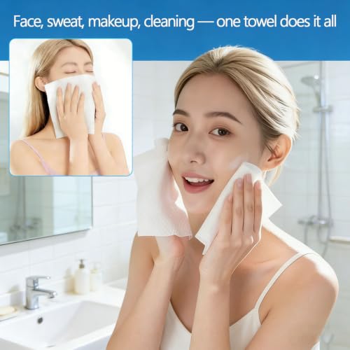 Disposable face towel travel cloths Hot face towel washing face - Product Imagery