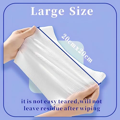 Disposable Face Towel 100 Count, Soft Cotton Clean Skin Face - Product Imagery