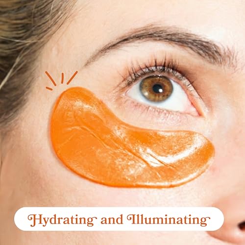 Vitamin C Eye Patches with Collagen and Snail Mucin, Aloe Vera - Product Imagery