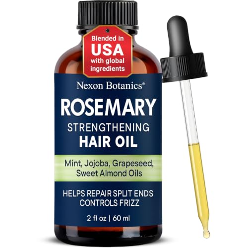 Nexon Botanics Rosemary Oil for Hair Growth 2 fl oz - Lightweight Scalp Oil for - Nexon Botanics Official Product View 1