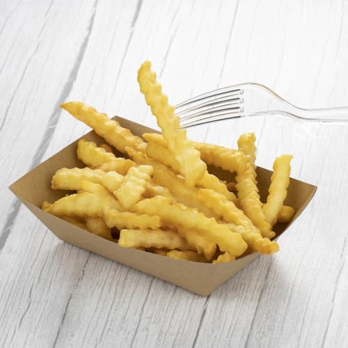 MOACOCK 100 Count Exact Heavy Weight Plastic Forks and Spoons - Product Imagery