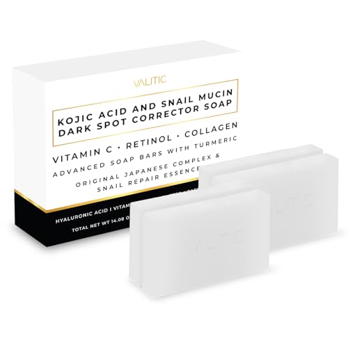 VALITIC Snail Mucin Kojic Acid Soap Bar Anti Aging Tone - VALITIC Official Imagery - 1