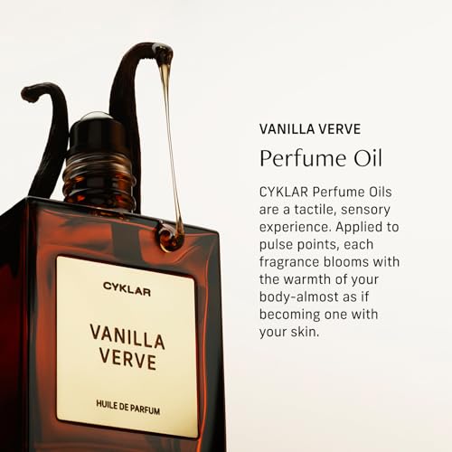 CYKLAR Perfume Oil for Skin – Vanilla Verve Scent – - Product Imagery