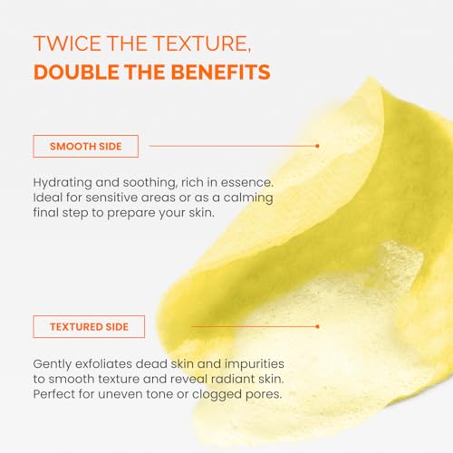 PLANTIFIQUE Kojic Acid & Turmeric Cleansing Pads for Dark Spots, - Product Imagery