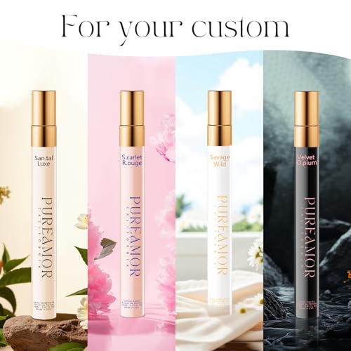 PUREAMOR Pheromones Perfumes for Women, Long lasting Skin Scent - Product Imagery