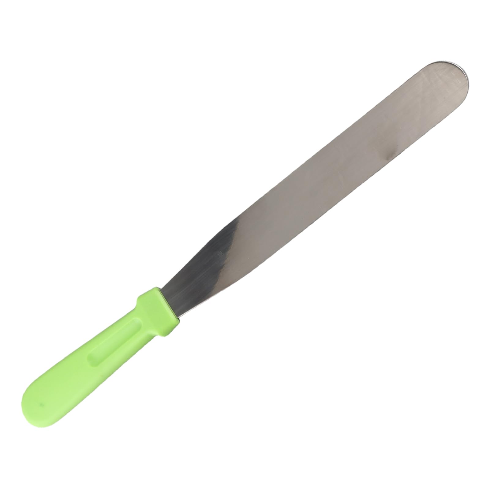 Semme stainless steel 8-inch straight hair removal spatula for waxing, masks, and baking with a versatile design and smooth finish.