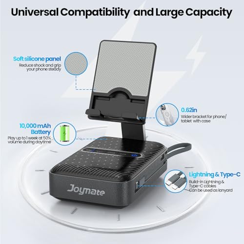 Gift for Men/Women, Charging Phone Stand with Bluetooth Speaker, - Product Imagery
