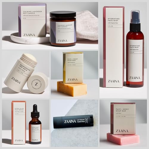 ZAAINA Spa Gift Set for Women | Self Care Gift Box | Natural - Product Imagery