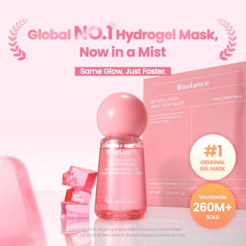 BIODANCE Collagen Peptides Jelly Serum Mist, Hydrating Face Mist, - BIODANCE