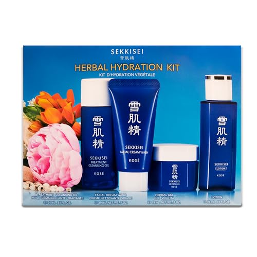 SEKKISEI Herbal Hydration 4 Step Japanese Skincare Kit - SEKKISEI Official Imagery - 1