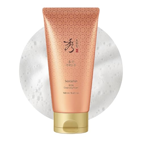 Sooryehan Bon Cleansing Foam (5.4fl oz) - Korean Skincare Herbal - Product Imagery