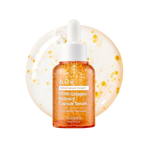 mixsoon PDRN Collagen Retinal 6 Capsule Serum Retinal Copper - mixsoon Official Imagery - 1
