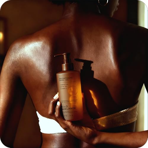 Glo Melanin Brightening Body Oil – Topical Moisturizer with - Product Imagery